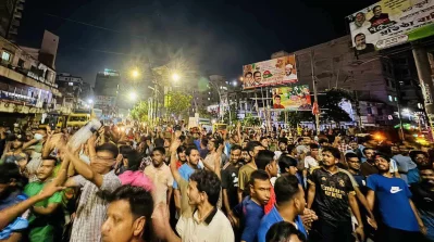 জগন্নাথ বিশ্ববিদ্যালয়ের শিক্ষার্থীদের বিক্ষোভ