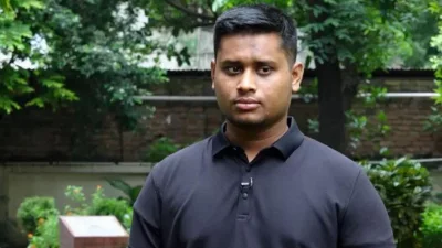 বৈষম্যবিরোধী ছাত্র আন্দোলনের সমন্বয়ক হাসনাত আব্দুল্লাহ। ছবি: সংগৃহীত
