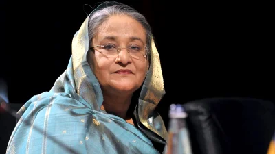 বাংলাদেশের সাবেক প্রধানমন্ত্রী শেখ হাসিনা
