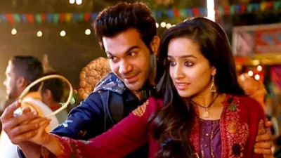 &lsquo;স্ত্রী ২&rsquo; ছবির একটি দৃশ্যে রাজকুমার রাও ও শ্রদ্ধা কাপুর। ছবি- সংগৃহীত
