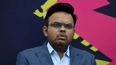 আইসিসির সভাপতি জয় শাহ। 