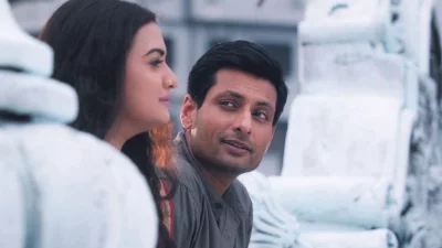 ‘নন্দিনী’ সিনেমায় নাজিরা মৌ ও কলকাতার অভিনেতা ইন্দ্রনীল সেনগুপ্ত। ছবি- সংগৃহীত