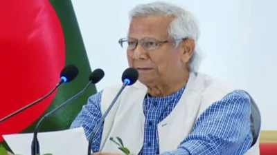 অন্তর্বর্তী সরকারের প্রধান উপদেষ্টা নোবেলজয়ী ড. মুহাম্মদ ইউনূস
