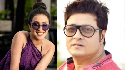 ফেরদৌস ও ঋতুপর্ণা। ছবি- সংগৃহীত