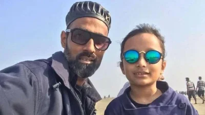 পুতুলের ভাই ও তার কন্যসন্তান। ছবি: সংগৃহীত