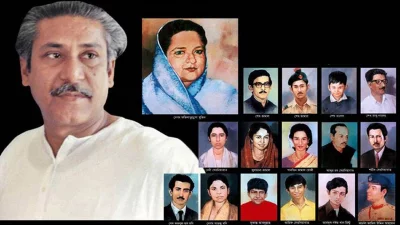 বঙ্গবন্ধু শেখ মুজিবুর রহমান ও তার পরিবার
