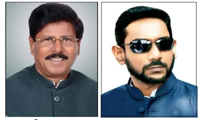 সাবেক সংসদ সদস্য জাহাঙ্গীর আলম সরকার ও তার ছেলে সাবেক উপজেলা পরিষদের চেয়ারম্যান আহসানুল আলম সরকার কিশোর
