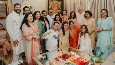 নীলম ও সিদ্ধার্থের বাগদান অনুষ্ঠান। ছবি: ইনস্টাগ্রাম
