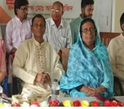 সাবেক সংসদ সদস্য অধ্যাপক আব্দুল মজিদ ও তার স্ত্রী সাবেক উপজেলা পরিষদের চেয়ারম্যান রেহানা মজিদ