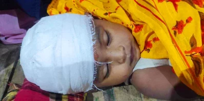 ভুল অস্ত্রোপচারে নিহত ৯ মাসের শিশু আসিফ। ছবি: ইত্তেফাক