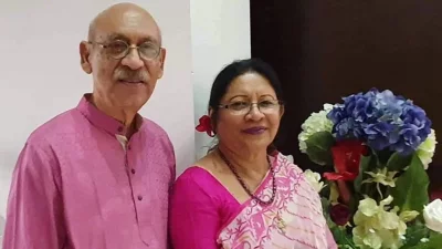 আবুল হায়াত ও তার স্ত্রী মাহফুজা খাতুন শিরিন। ছবি: সংগৃহীত