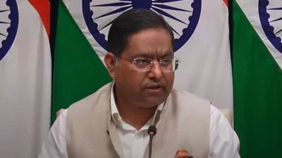 ভারতের পররাষ্ট্র মন্ত্রণালয়ের মুখপাত্র রণধীর জয়সওয়াল। ছবি: সংগৃহীত