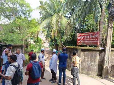 গ্রেনেড পাওয়ার খবরে এলাকা জুড়ে আতঙ্ক ছড়িয়ে পড়েছে। ছবি: ইত্তেফাক 