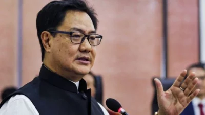 কেন্দ্রীয় মন্ত্রী কিরণ রিজিজু