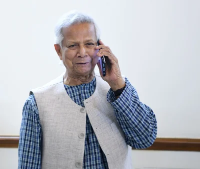 অন্তর্বর্তীকালীন সরকারের প্রধান উপদেষ্টা ড. মুহাম্মদ ইউনুস। 