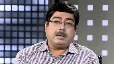 জেএনইউ-এর সাবেক অধ্যাপক বিশ্বজিৎ ধর। ছবি: সংগৃহীত