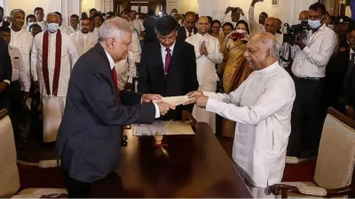 ভারপ্রাপ্ত রাষ্ট্রপতি হওয়ার আগে রনিল বিক্রমাসিংহে তার দলের একমাত্র এমপি ছিলেন। ছবি: সংগৃহীত।