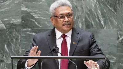 ক্ষমতাচ্যুত প্রেসিডেন্ট গোতাবায়া রাজাপক্ষে। ছবি: সংগৃহীত।