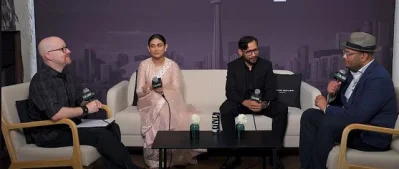 কোলাইডারের সাক্ষাৎকারে আরও উপস্থিত ছিলেন সিনেমার পরিচালক মাকসুদ হোসাইন, অভিনেতা মোস্তফা মন্ওয়ার। ছবি: সংগৃহীত