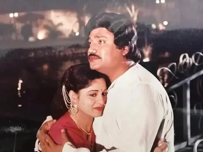 সিনেমার দৃশ্যে জসীম ও শাবানা। ছবি: সংগৃহীত