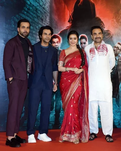 &lsquo;স্ত্রী ২&rsquo;-এর ট্রেলার মুক্তি অনুষ্ঠানে উপস্থিত ছিলেন অভিষেক বন্দ্যোপাধ্যায়, রাজকুমার রাও, শ্রদ্ধা কাপুর,পঙ্কজ ত্রিপাঠিসহ অনেকে। ছবি: সংগৃহীত