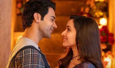 &lsquo;স্ত্রী ২&rsquo; ছবির দৃশ্যে রাজকুমার রাও ও শ্রদ্ধা কাপুর। ছবি: সংগৃহীত