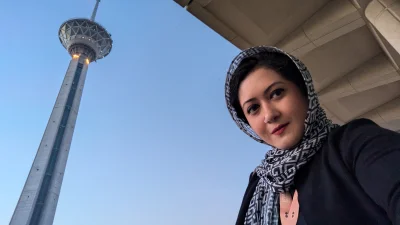 তেহরান চলচ্চিত্র উৎসবে সাদিয়া খালিদ ঋতি। ছবি: সংগৃহীত