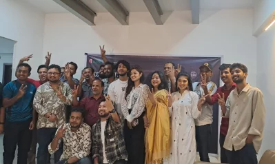 &lsquo;চক্র&rsquo; ওয়েব সিরিজের সাকসেস পার্টি। ছবি: সংগৃহীত