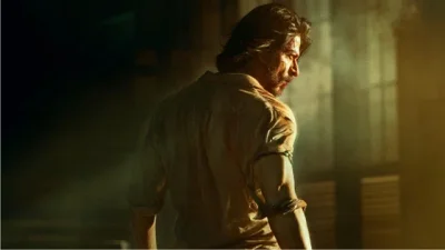 &lsquo;পাঠান&rsquo;-এ শাহরুখ খান। ছবি: সংগৃহীত