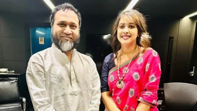 ঐশী ও তাপস। ছবি: সংগৃহীত