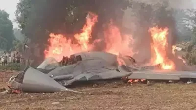 ভারতে বিধ্বস্ত মিগ-২৯ যুদ্ধবিমান। ছবি: সংগৃহীত