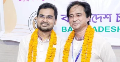 বাচসাস&rsquo;র নবনির্বাচিত সভাপতি কামরুল হাসান দর্পণ ও সাধারণ সম্পাদক রাহাত সাইফুল। ছবি: সংগৃহীত