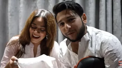 প্রার্থনা ফারদিন দীঘি ও তৌহিদ আফ্রিদি। ছবি: সংগৃহীত