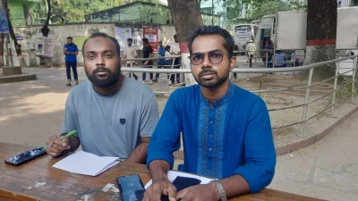 আন্দোলনরত শিক্ষার্থীদের প্রতিনিধি