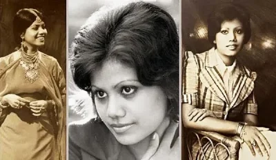 গানের পাখি রুনা লায়লা। কোলাজ
