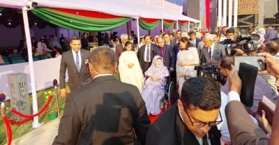 সেনাকুঞ্জে বিএনপি চেয়ারপারসন বেগম খালেদা জিয়া