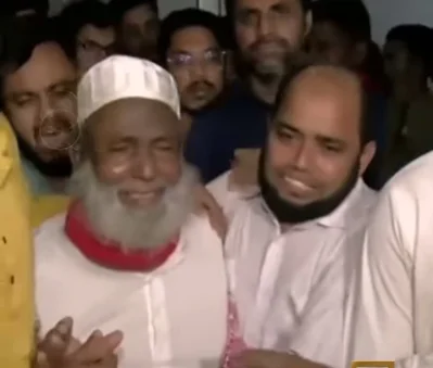 সাইফুল ইসলাম আলিফের পিতার আহাজারি। ছবি: সংগৃহীত