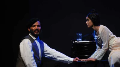 &lsquo;মার্ক্স ইন সোহো&rsquo; নাটকের দৃশ্য। ছবি: সংগৃহীত
