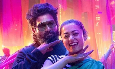 &lsquo;পুষ্পা ২&rsquo; সিনেমায় রাশমিকা মান্দানা ও আল্লু অর্জুন। ছবি: সংগৃহীত