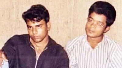 নব্বই দশকে জেনস সুমন ও আসাদুল্লাহ দেহলভী। ছবি: সংগৃহীত