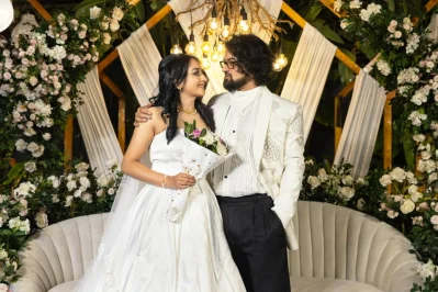 বেশ ঘটা করেই বিয়ের আনুষ্ঠানিকতা সারেন স্বাগতা