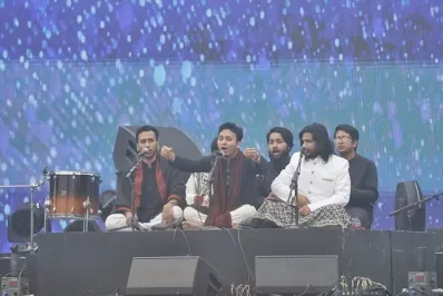 বিকেল চারটায় ব্যান্ড সিলসিলার কাওয়ালি গানের মাধ্যমে কনসার্ট শুরু হয়। ছবি: সংগৃহীত