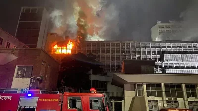 সচিবালয়ে অগ্নিকাণ্ড