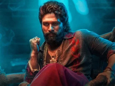 ‘পুষ্পা টু’ সিনেমার দৃশ্যে আল্লু অর্জুন। ছবি: সংগৃহীত
