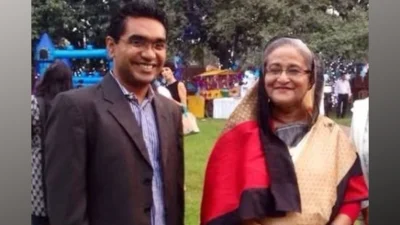 ব্যারিস্টার মঈন ও শেখ হাসিনা