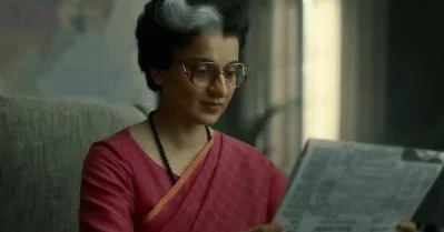 ‘ইমার্জেন্সি’ সিনেমায় ইন্দিরা গান্ধী চরিত্রে কঙ্গনা রানাউত। ছবি: সংগৃহীত