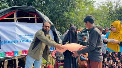 বেদে এবং সুবিধাবঞ্চিত পরিবারগুলোকে কম্বল উপহার দিয়েছে বাংলাদেশ ইয়্যুথ অর্গানাইজেশন।