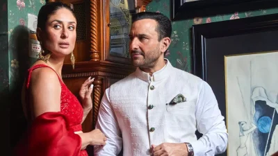 তারকা দম্পতি সাইফ আলি খান ও কারিনা কাপুর খান। ছবি: সংগৃহীত