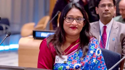 শেখ হাসিনার মেয়ে সায়মা ওয়াজেদ পুতুল। ফাইল ছবি