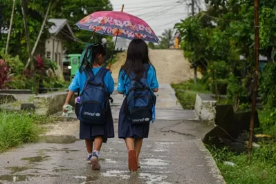 জলবায়ু সংকটের কারণে দক্ষিণ এশিয়ার শিক্ষা সবচেয়ে ক্ষতিগ্রস্ত হয়েছে। ছবি: ইউনিসেফ